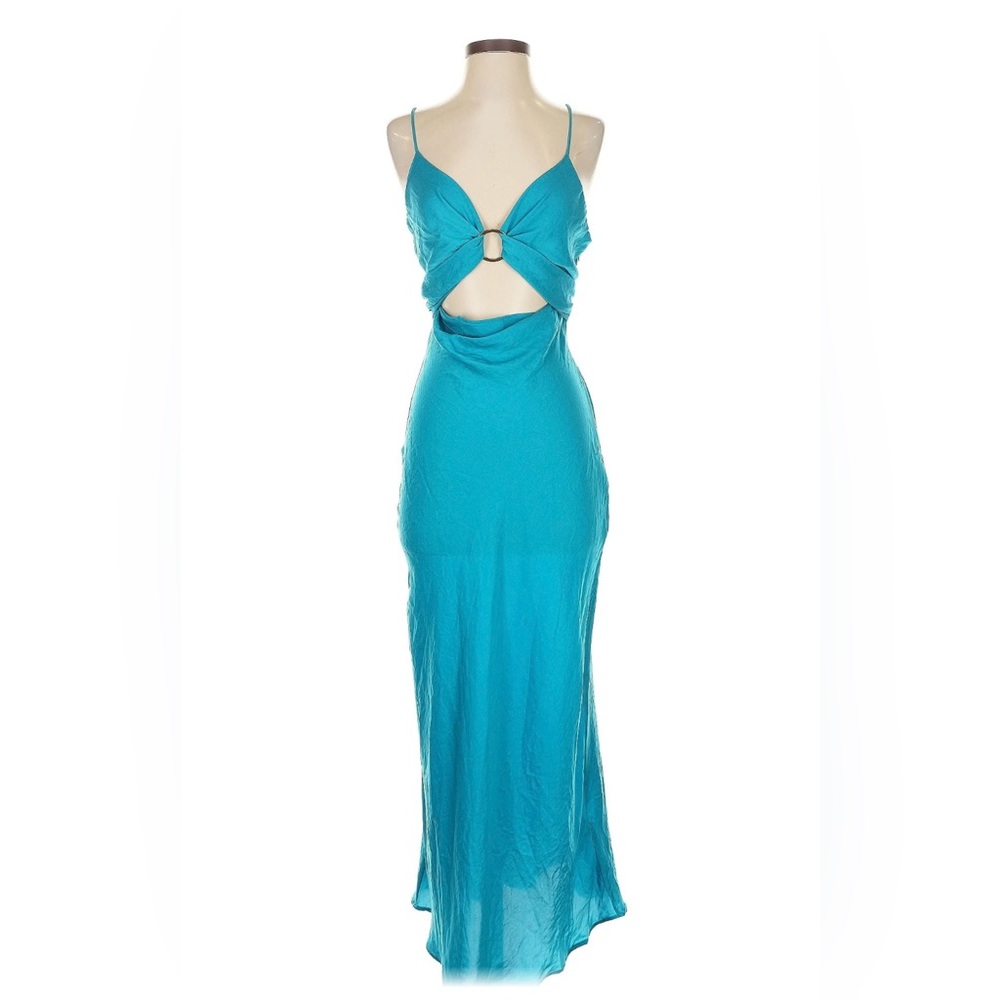 Zara new w/tag Teal/Blue Maxi Dress